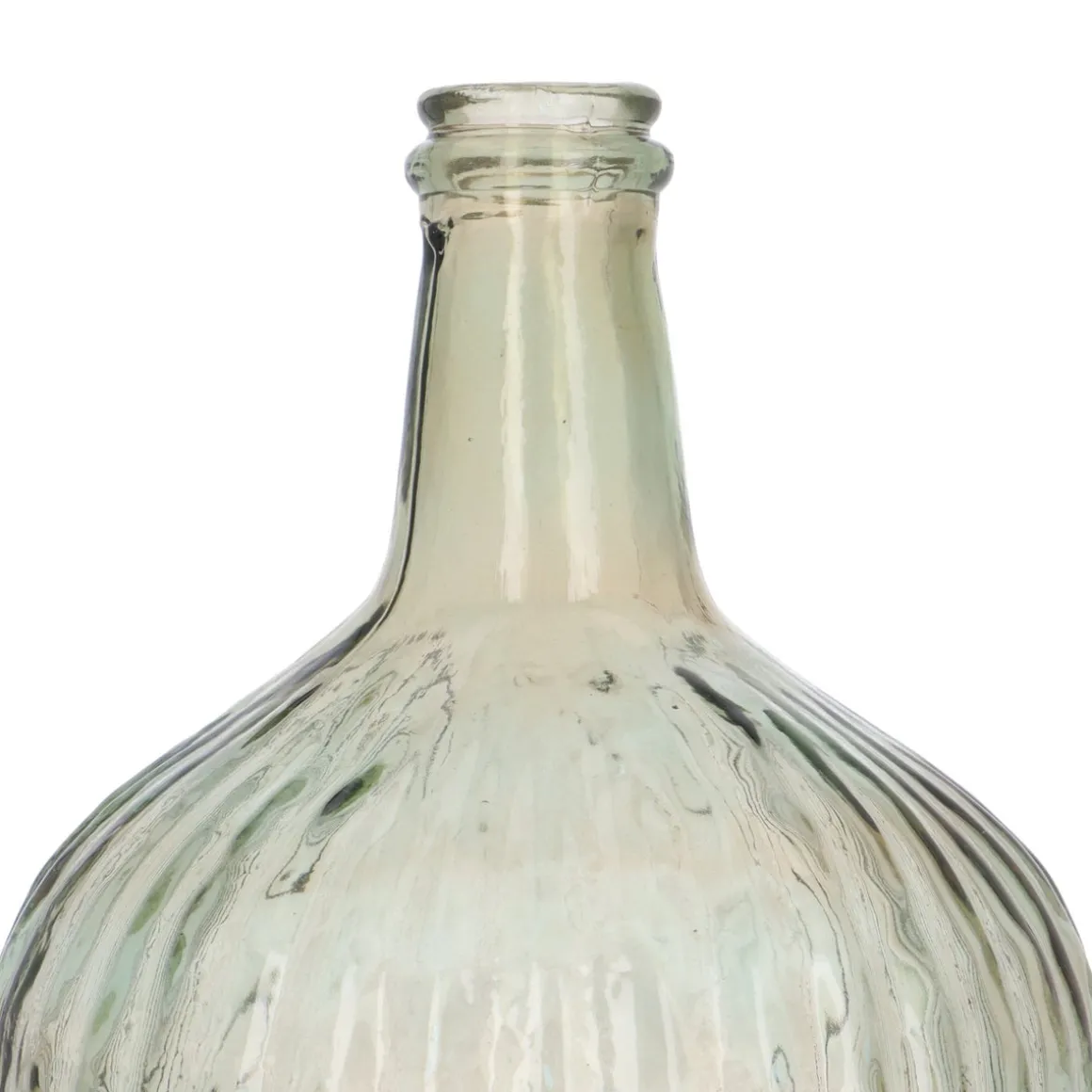 Runde Vase Aus Recyceltem Glas