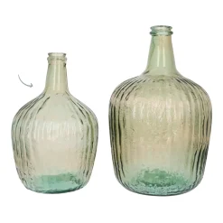 Runde Vase Aus Recyceltem Glas