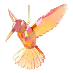 Schillernder Kolibri-Weihnachtsschmuck In Warmen Farbtönen