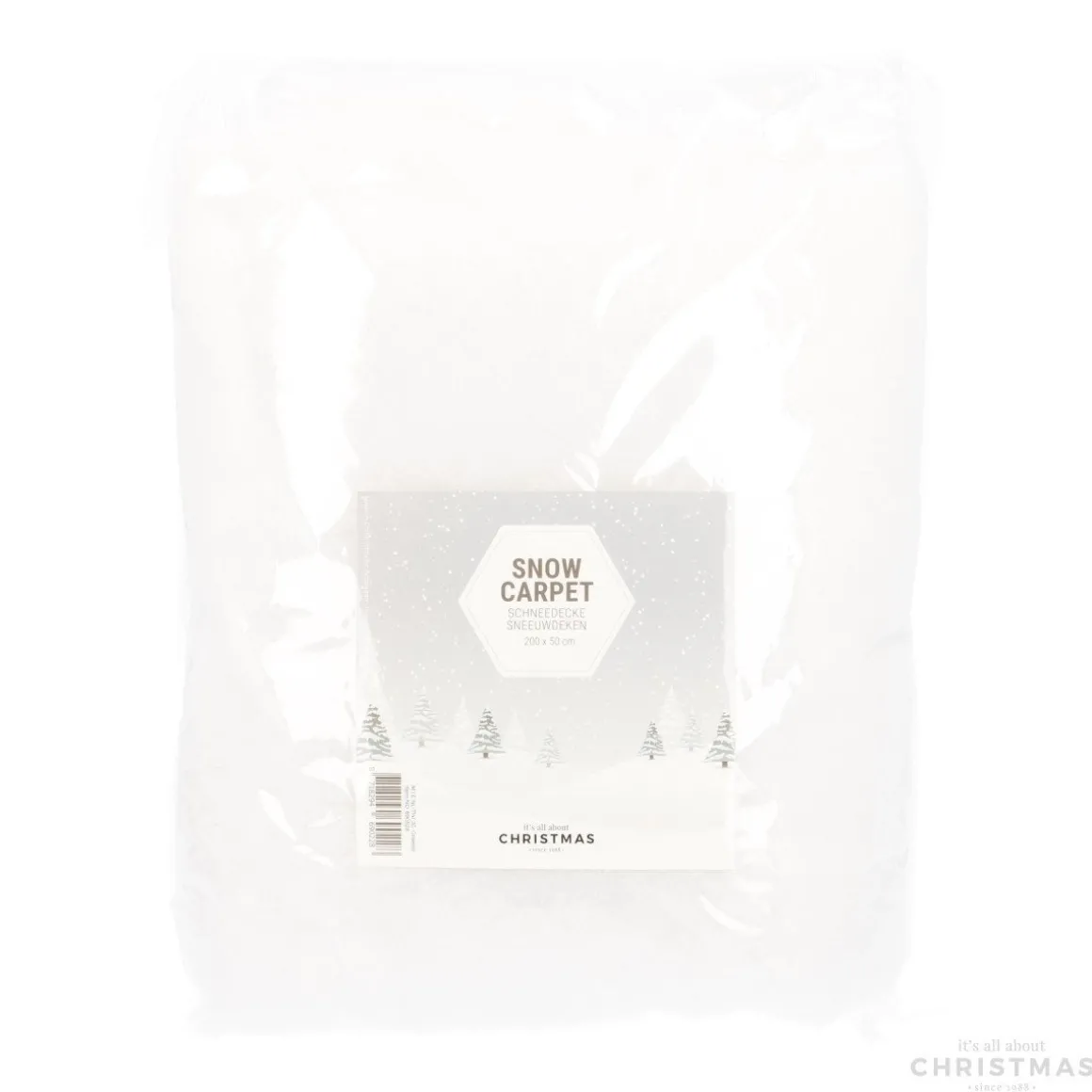 Schneedecke, Weiß, Kunststoff, 200x50 Cm