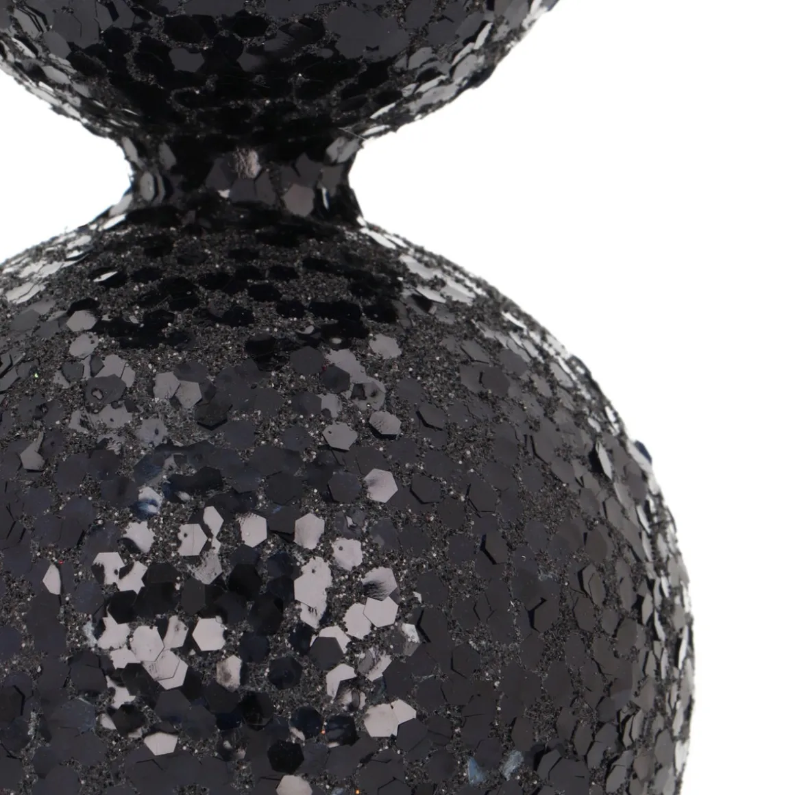 Schwarze Weihnachtsbaumspitze Aus Glas