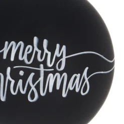 Schwarze Weihnachtskugel Mit 