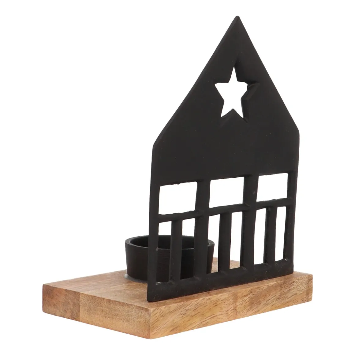 Schwarzes Haus Für Gemütliche Teelichter