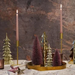 Tannenbaum Champagner, Polyresin, 27 Cm