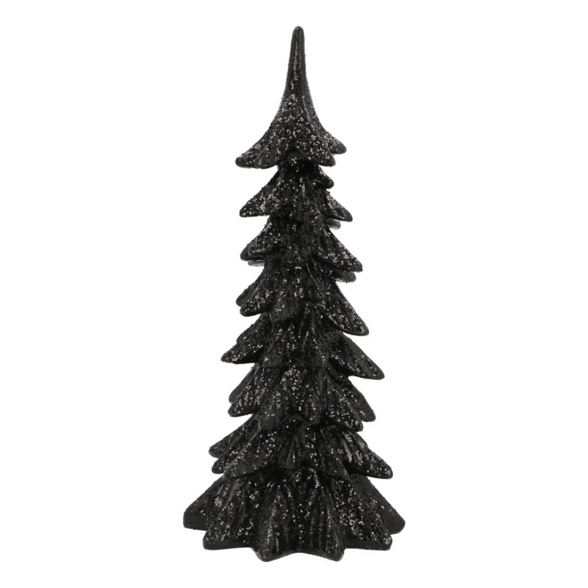 Tannenbaum Schwarz, Polyresin, 27 Cm