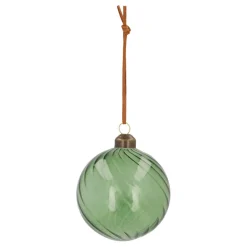 Tannengrüne Transparente Weihnachtskugel 