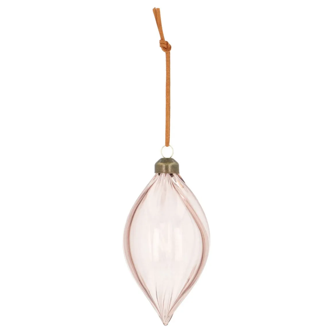 Taupe Weihnachtszapfen Mit Eleganten Swirls