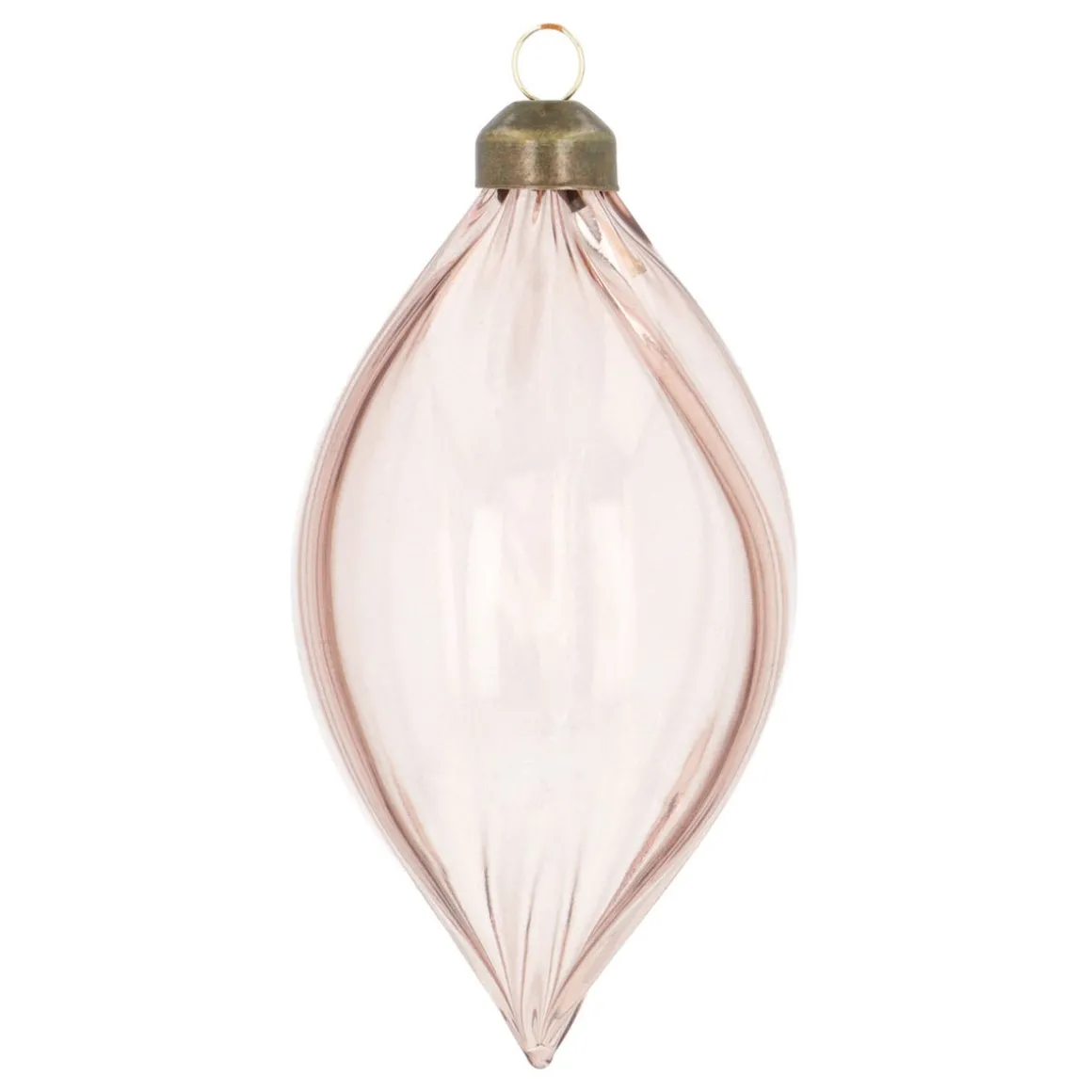 Taupe Weihnachtszapfen Mit Eleganten Swirls