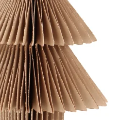 Taupefarbener Papier-Weihnachtsbaum Mit Glitzern