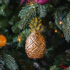 Tropischer Ananas Weihnachtsanhänger Mit Luxuriösen Details