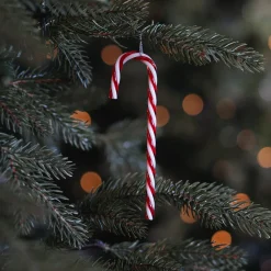 Weihnachtsanhänger Set Mit 4 Klassischen Zuckerstangen