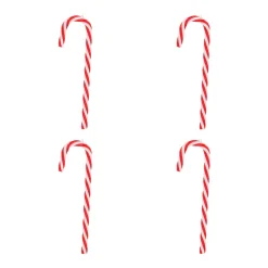 Weihnachtsanhänger Set Mit 4 Klassischen Zuckerstangen