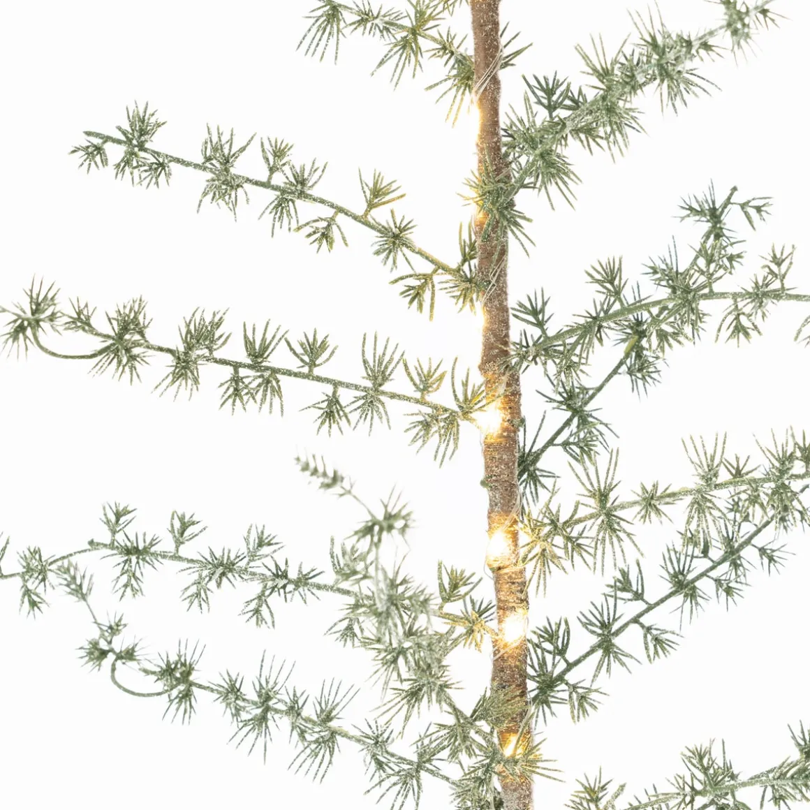 Weihnachtsbaum 120 Cm Im Topf Mit LED Und Frost-Effekt