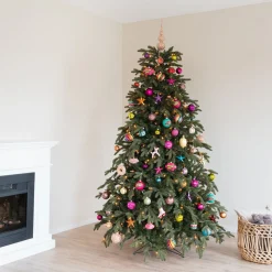 Weihnachtsbaumpaket 'Sparkling Celebration': Bunte Kugeln Und Fröhliche Ornamente