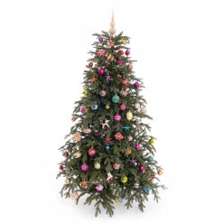 Weihnachtsbaumpaket 'Sparkling Celebration': Bunte Kugeln Und Fröhliche Ornamente