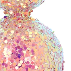 Weihnachtsbaumspitze Aus Glas Mit Galaxy-Glitzer