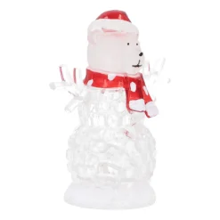 Weihnachtsbär Mit Bunter LED-Beleuchtung