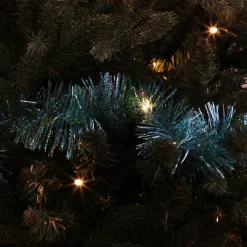 Weihnachtsgirlande Eisblau Lasiert, 270x7,5 Cm