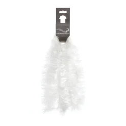 Weihnachtsgirlande Milchweiß Glänzend, 270x7,5 Cm