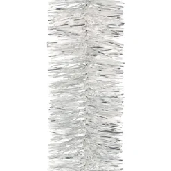 Weihnachtsgirlande Silber Glänzend, 270x7,5 Cm