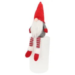 Weihnachtsgnom Mit Baumelnden Beinen