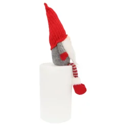 Weihnachtsgnom Mit Baumelnden Beinen