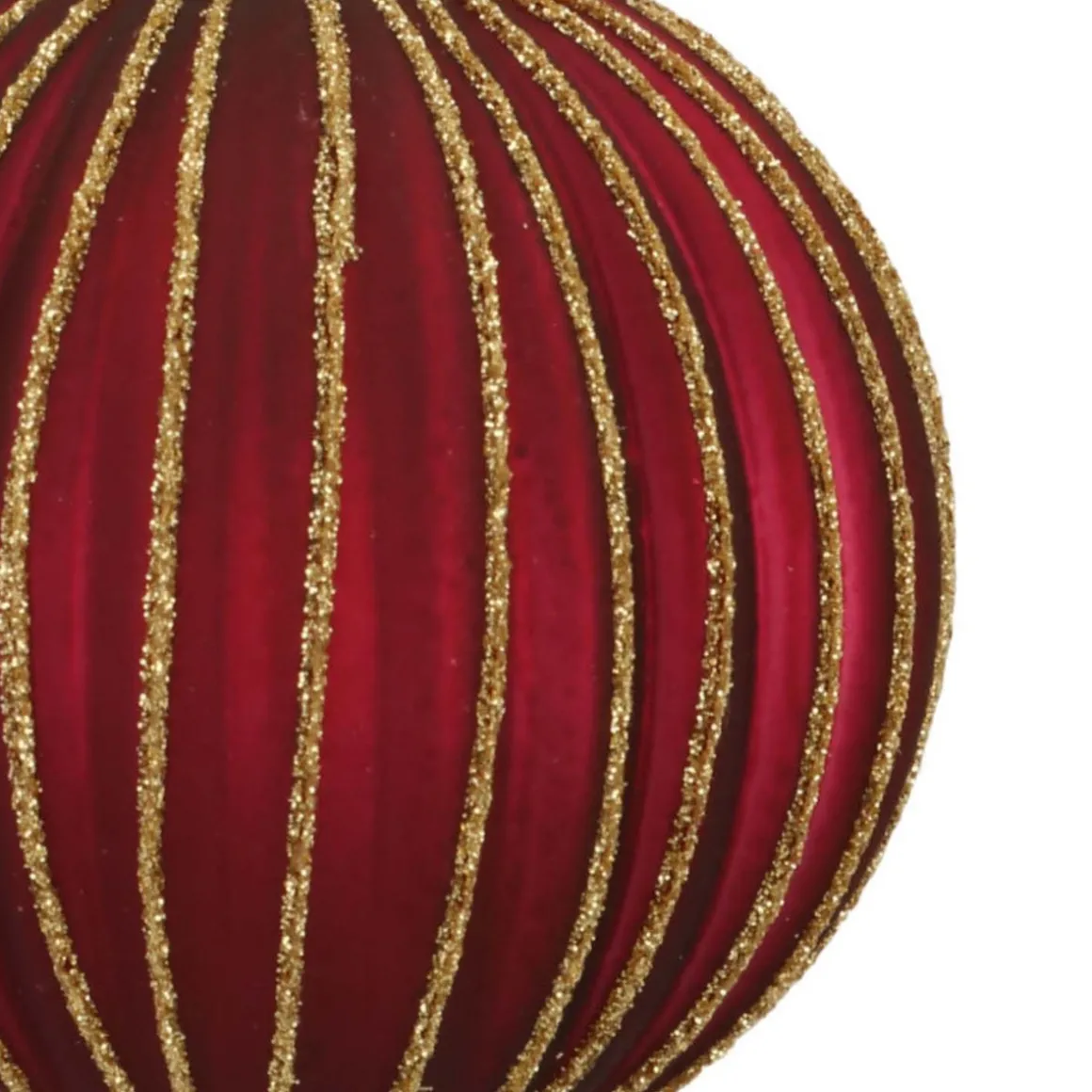 Weihnachtskugel Lampion, Beerenfarben, Glas, 8 Cm