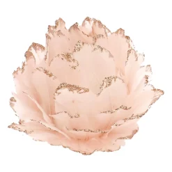 Weihnachtskugel Mit Federn, Rosa, Kunststoff, 9 Cm