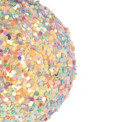 Weihnachtskugel Pailletten, Bunt, Glas, 8 Cm