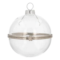 Weihnachtskugel Zum Befüllen, Transparent, Glas, 8 Cm