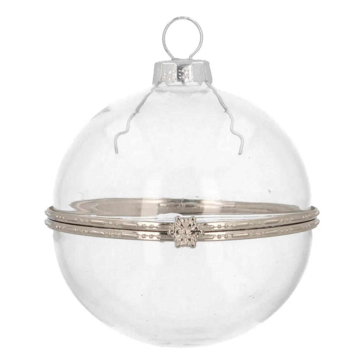 Weihnachtskugel Zum Befüllen, Transparent, Glas, 8 Cm