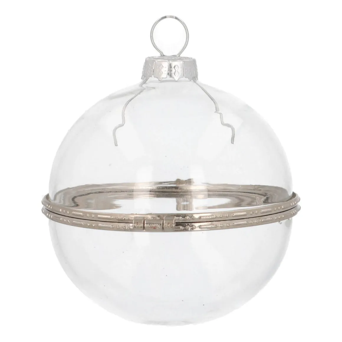 Weihnachtskugel Zum Befüllen, Transparent, Glas, 8 Cm