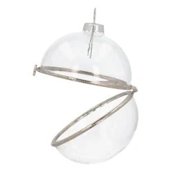 Weihnachtskugel Zum Befüllen, Transparent, Glas, 8 Cm
