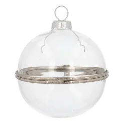 Weihnachtskugel Zum Befüllen, Transparent, Glas, 8 Cm