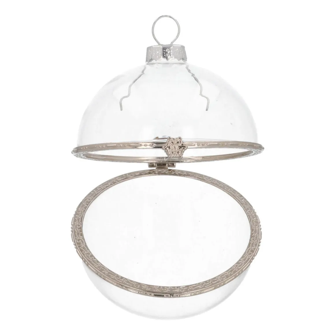 Weihnachtskugel Zum Befüllen, Transparent, Glas, 8 Cm