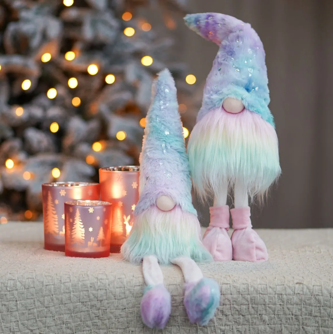 Weihnachtswichtel, Bunt, Stoff, 45 Cm