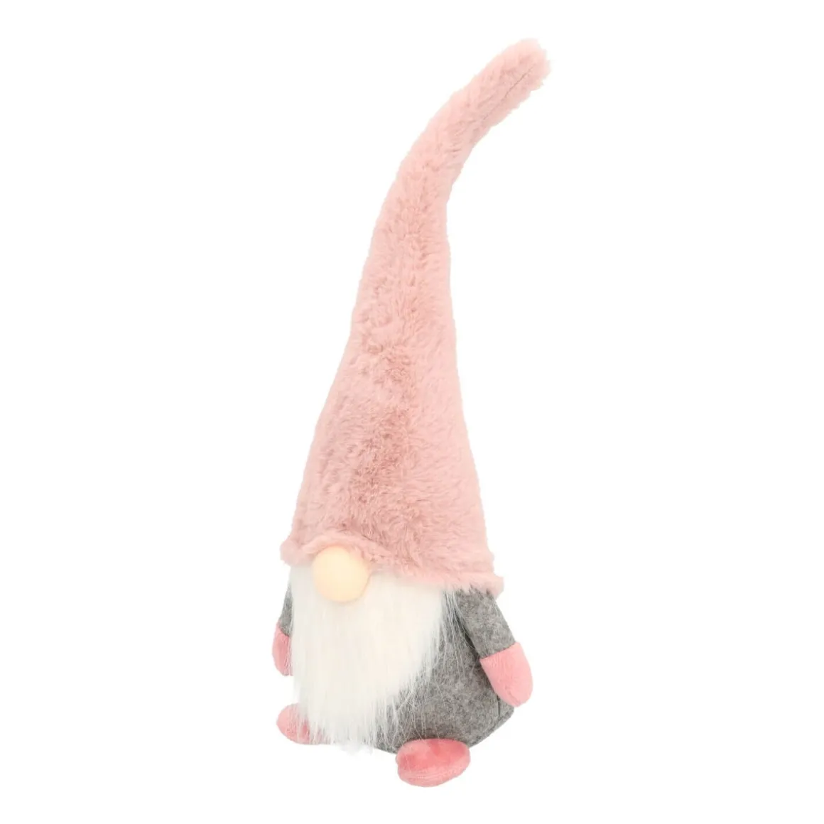 Weihnachtswichtel, Rosa, Stoff, 35 Cm