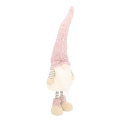 Weihnachtswichtel, Rosa, Stoff, 52 Cm