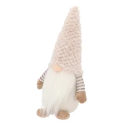 Weihnachtswichtel, Taupe, Stoff, 32 Cm