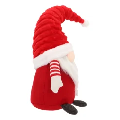 Wichtel Im Roten Weihnachtsoutfit Mit Verbiegbarer LED-Mütze