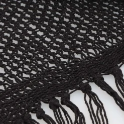 Wolldecke, Schwarz, 130x170 Cm