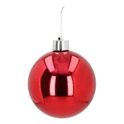 XXL Weihnachtskugel Rot, Kunststoff, 20 Cm