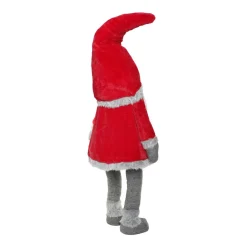 XXL Weihnachtswichtel Mit LED Nase, Rot, Stoff, 160 Cm